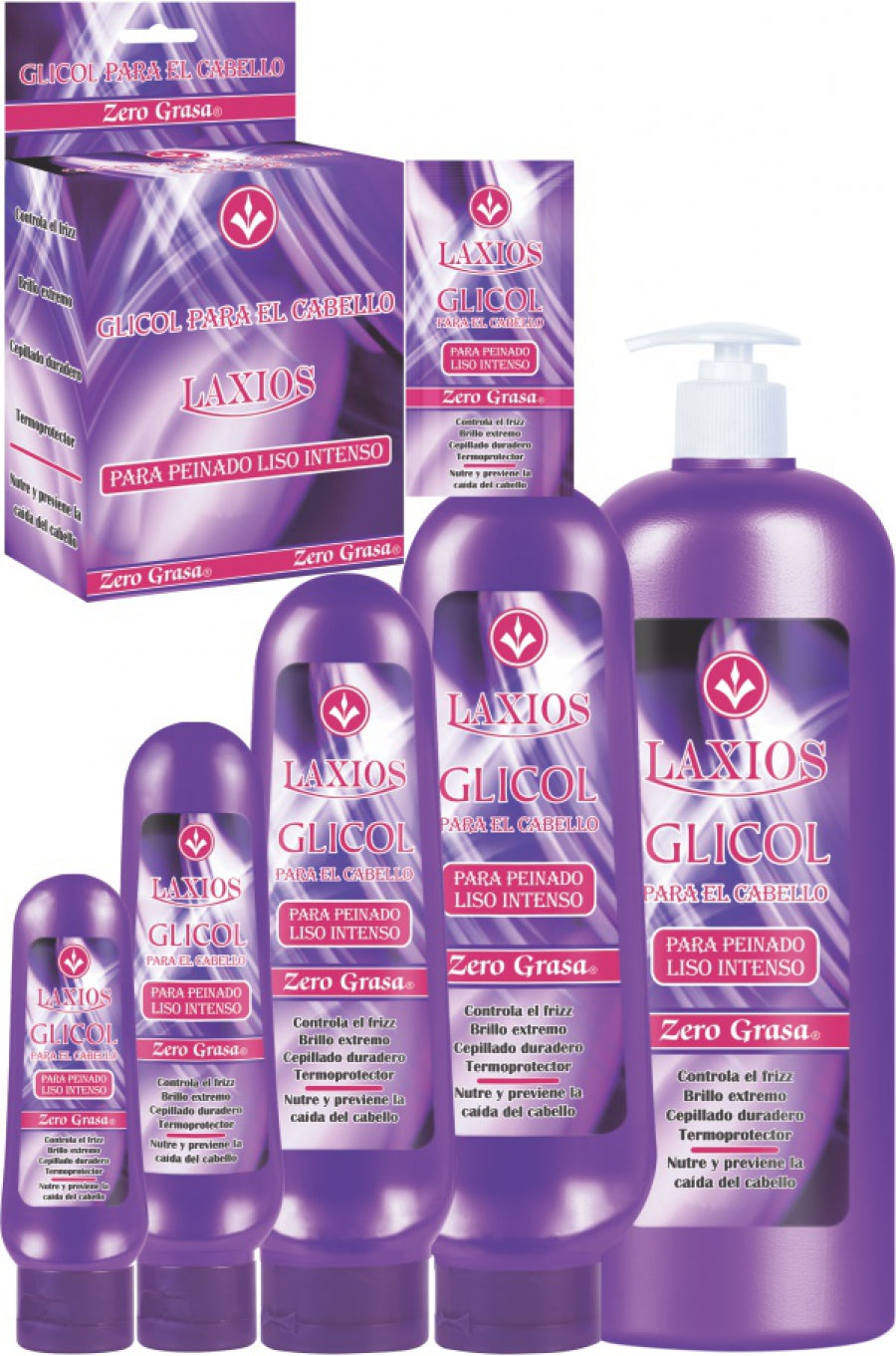 Glicol Laxios Termoprotector Liso Intenso 125 ml - Dromatic