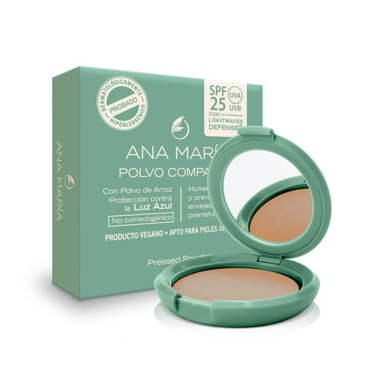 Polvo Compacto Ana María SPF 25 No. 13 Arena 15 g