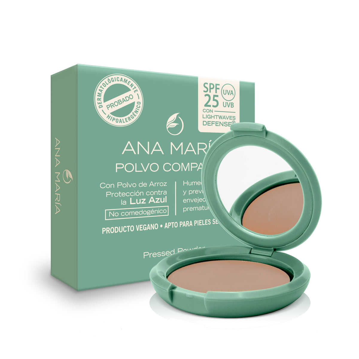 Polvo Compacto Ana María SPF 25 No. 25 Moca 15 g