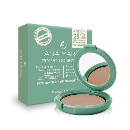 Polvo Compacto Ana María SPF 25 No. 25 Moca 15 g