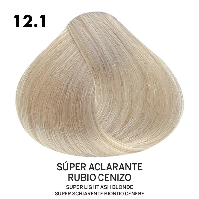 Tinte Belotti Color Plus 12.1 Súper Aclarante Rubio Cenizo 60 ml