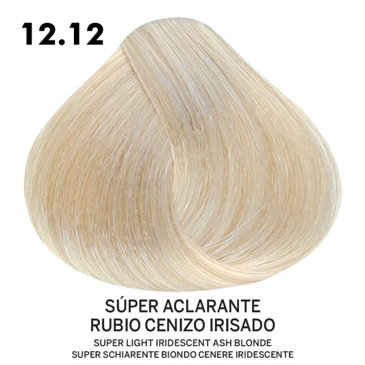 Tinte Belotti Color Plus 12.12 Súper Aclarante Rubio Cenizo Irisado 60 ml