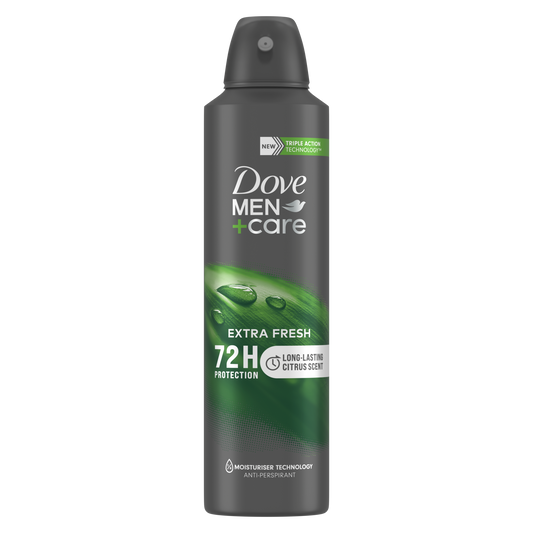 Desodorante Dove Men+Care Extra Fresh Aerosol Hombre 250 ml