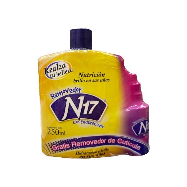 Removedor de Esmalte N17 con Endurecedor 250 ml