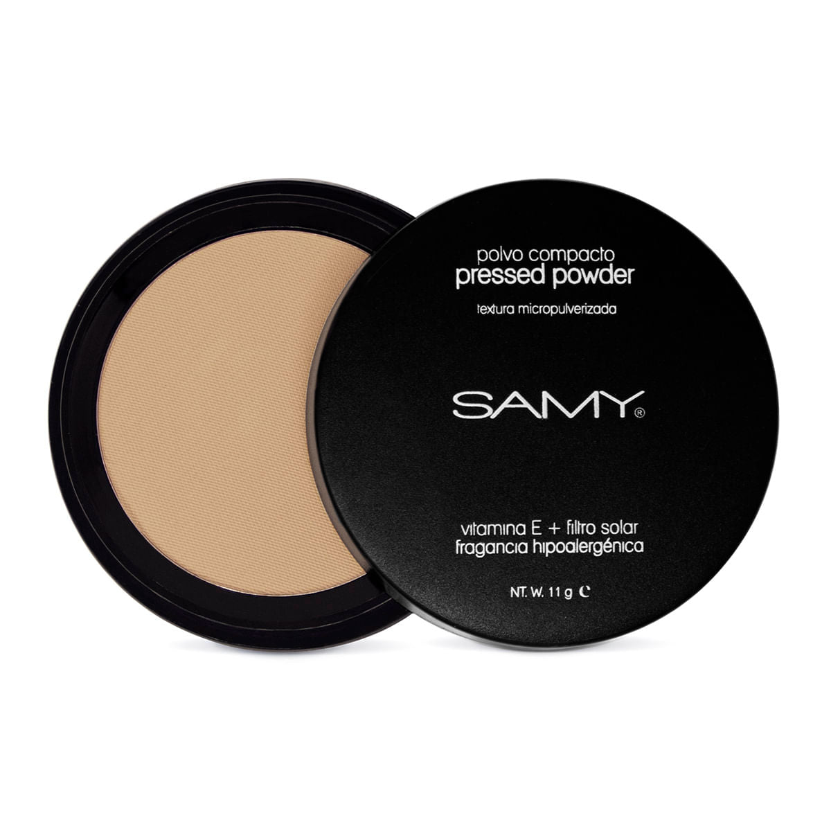 Polvo Compacto Sin Espejo Samy #02 Beige