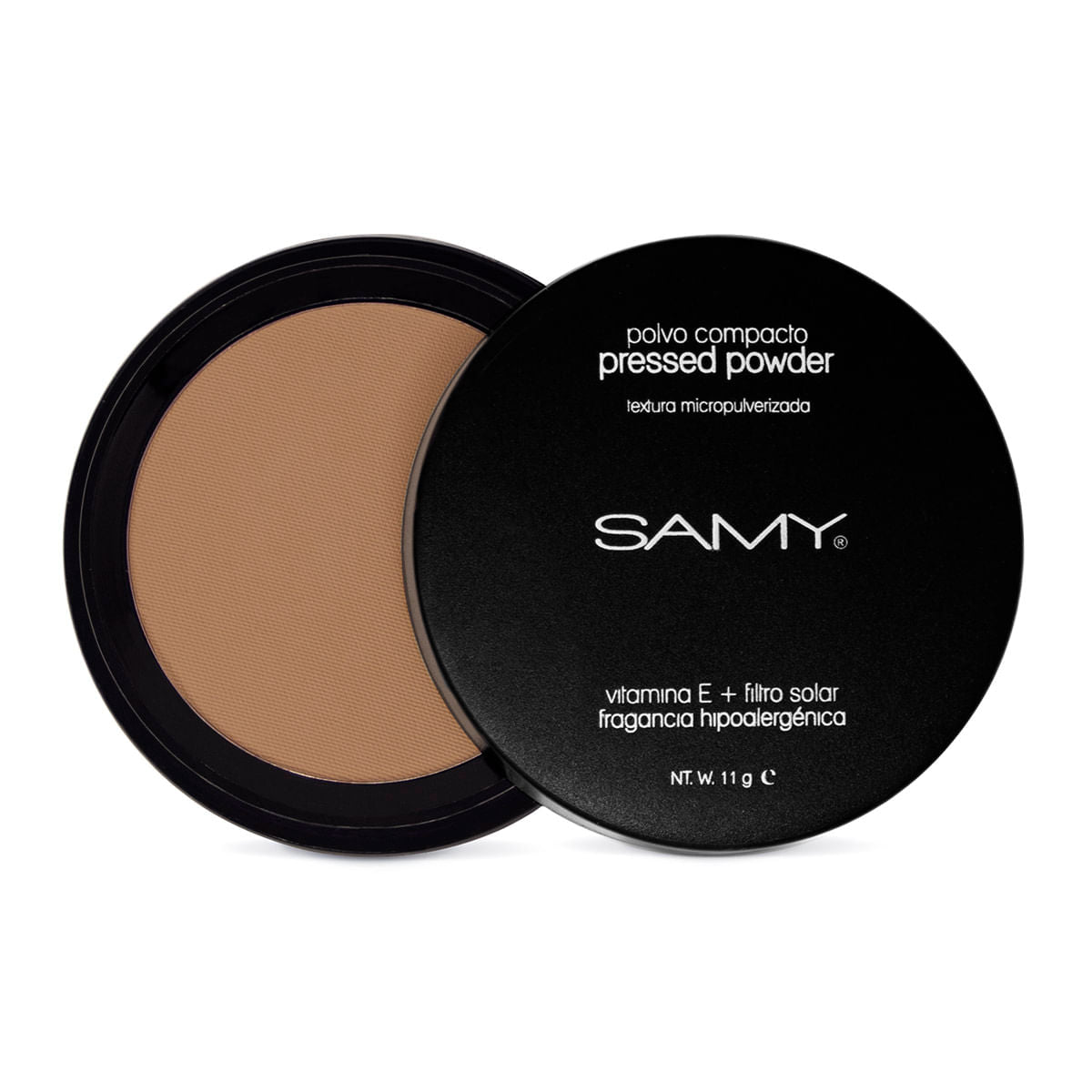 Polvo Compacto Sin Espejo Samy #05 Aceituna