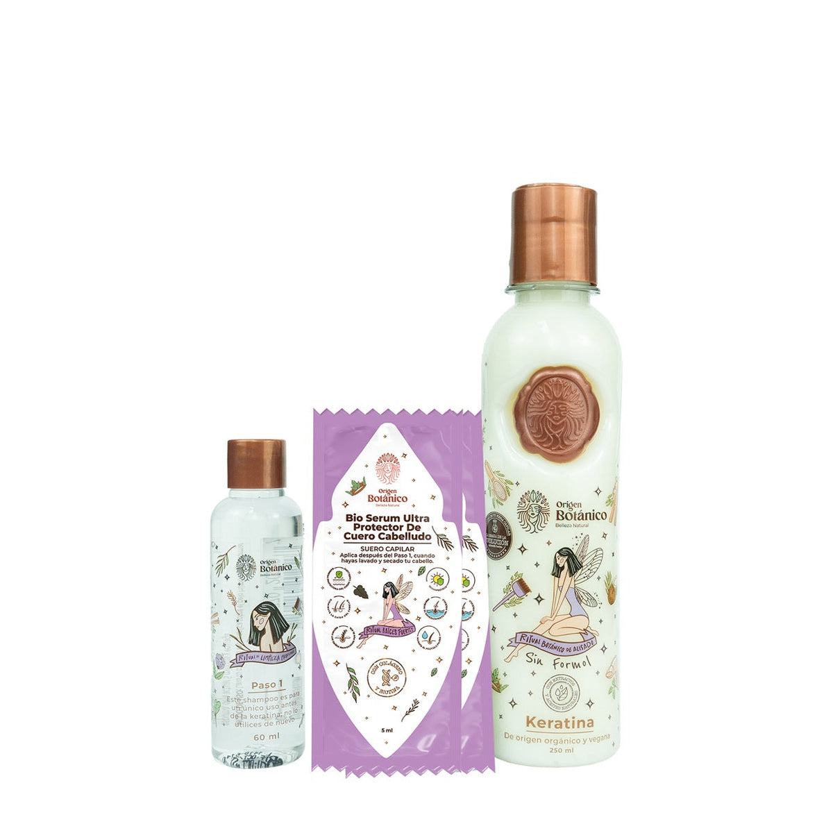 Keratina Evolución Ritual Botánico de Alisado 250 ml (2 aplicaciones) - Origen Botánico