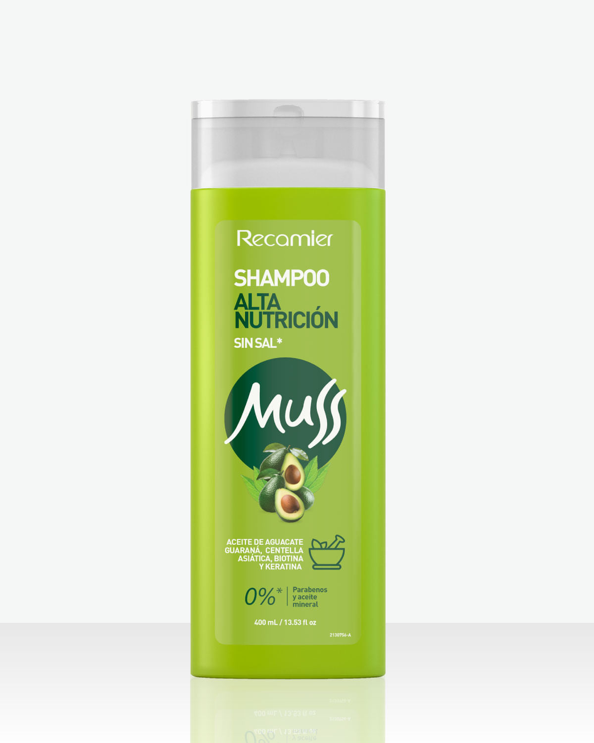 Recamier Muss Shampoo Alta Nutrición 400 ml