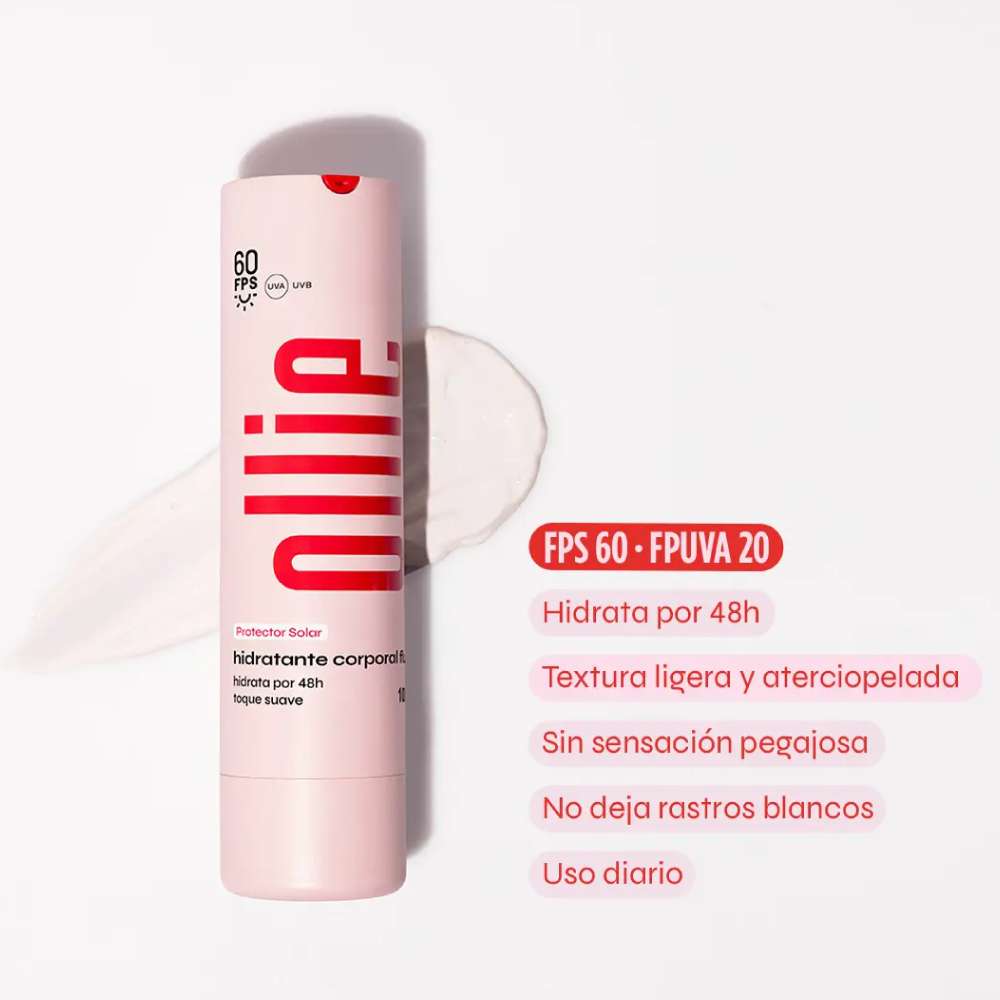 OLLIE Protector Solar Hidratante Corporal FPS 60 100 ml