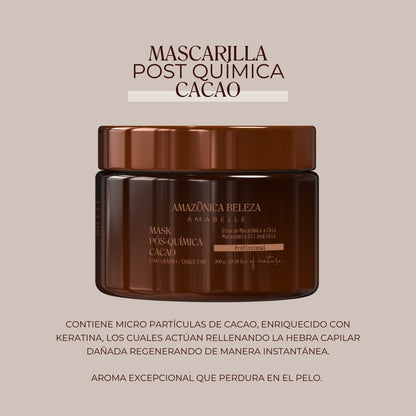 Mascarilla Post Quimica Cacao, Reparación