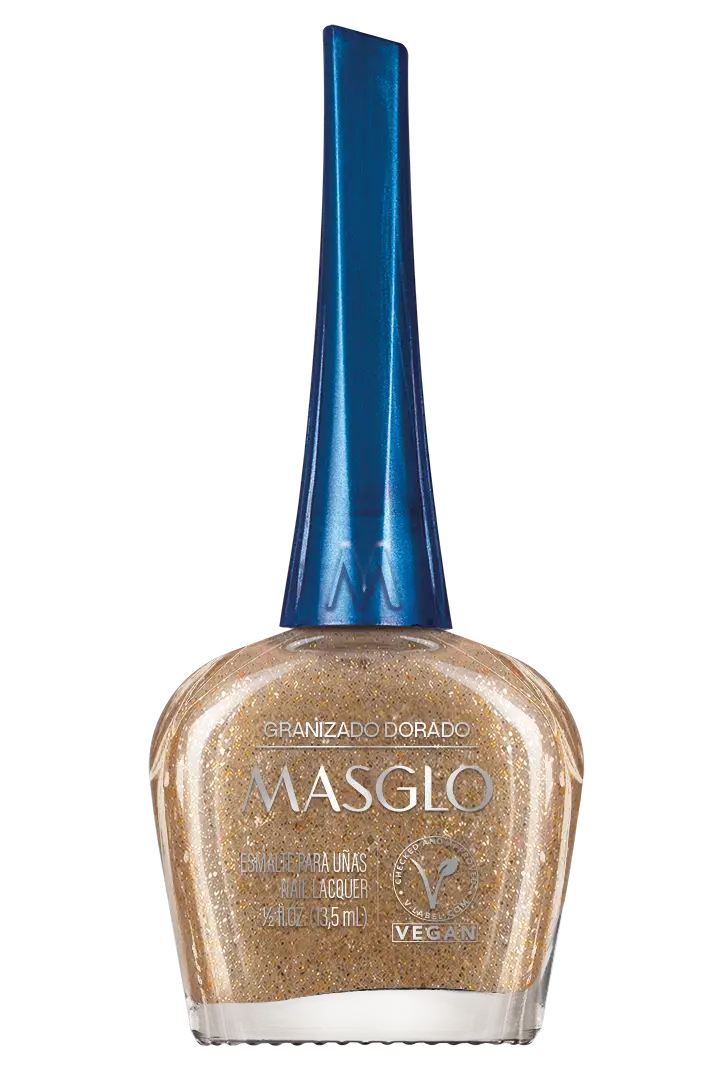 Esmalte Masglo Tradicional Granizado Dorado 13,5 ml