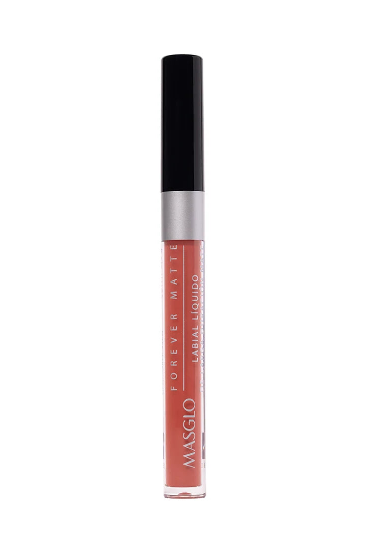 Labial Líquido Mate Masglo Forever Matte Tono Nude Sofisticada 2,5 g