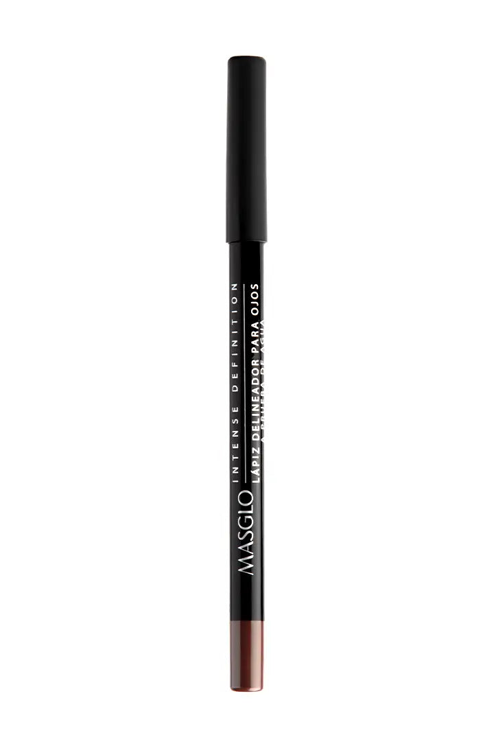 Lápiz Delineador de Ojos Masglo Intense Definition a Prueba de Agua Tono Empática Marrón 1,2 g