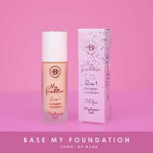 Base Líquida My Foundation 2 en 1 Tono 03 Nude - Bloomshell