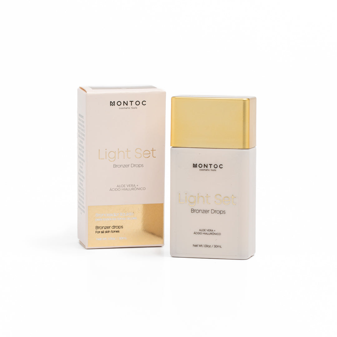 Bronceador Líquido Light Set Bronzer Drops Montoc Tono 02 Tropical Bronze 30 ml