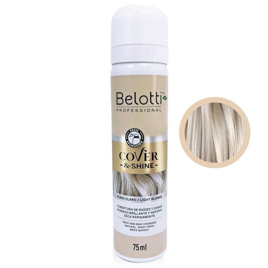 Spray Cubre Canas Cover & Shine Belotti Rubio Claro 75 ml