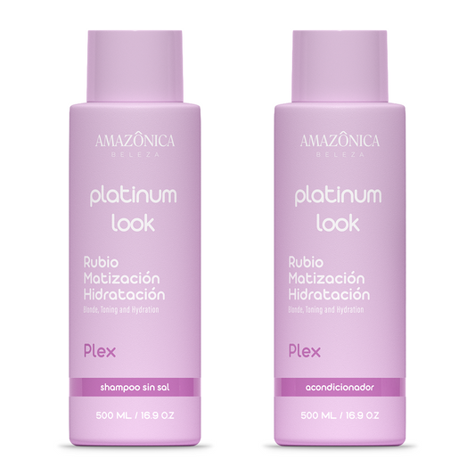 SHAMPOO Y ACONDICIONADOR PARA RUBIAS PLATINUM LOOK