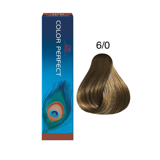 Tinte Wella Color Perfect 6/0 Rubio Oscuro Natural 60 ml