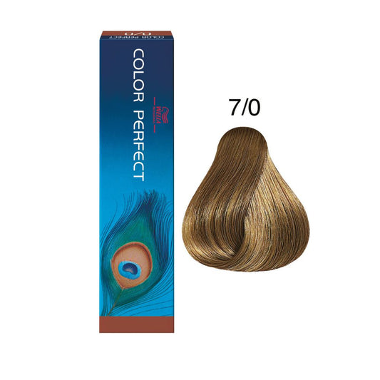 Tinte Wella Color Perfect 7/0 Rubio Medio Natural 60 ml