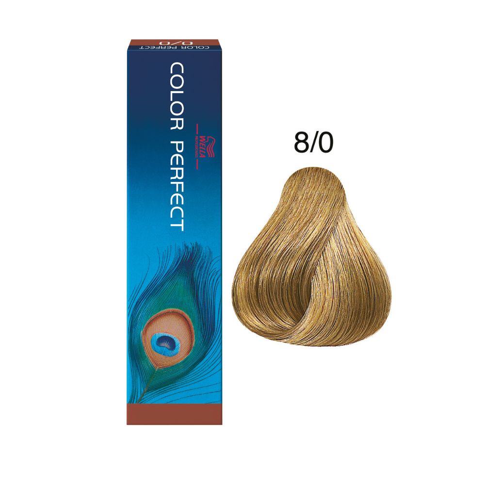 Tinte Wella Color Perfect 8/0 Rubio Claro Natural 60 ml