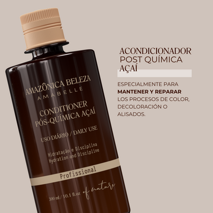 Acondicionador Post Química Acaí, Hidratación