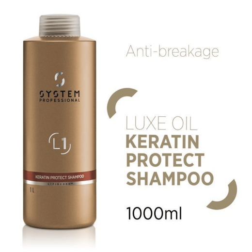 Shampoo System Professional LuxeOil Keratin Protect 1000 ml