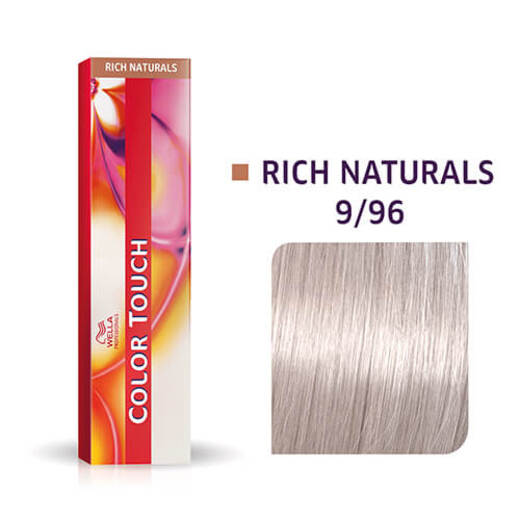 Tono sobre Tono Wella Color Touch 9/96 Rubio Muy Claro Cendré Violeta 60 ml