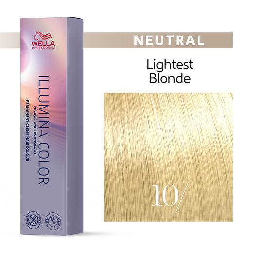 Tinte Wella Illumina Color 10/ Rubio Ultra Claro 60 ml