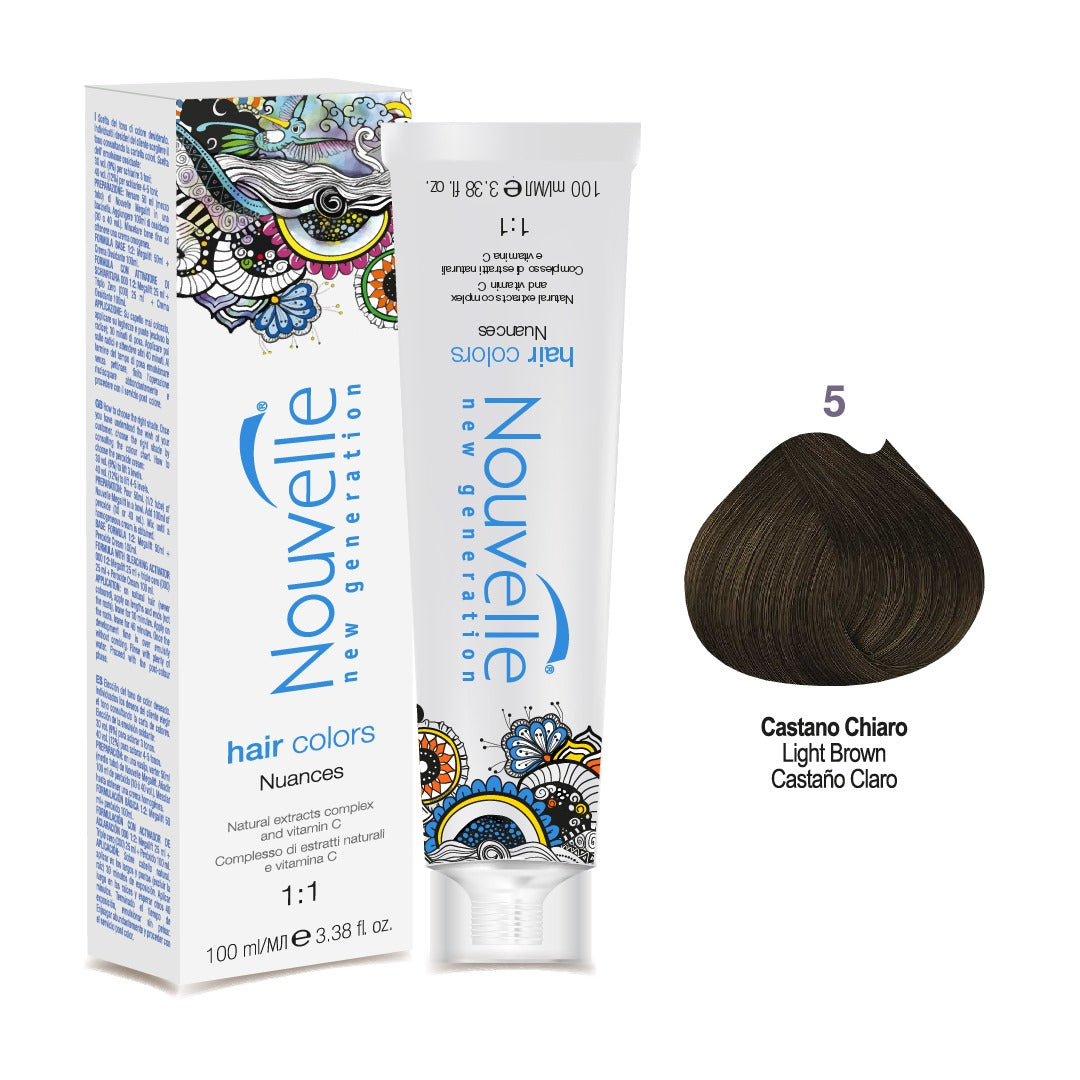 Tinte Nouvelle Hair Color 5 Castaño Claro 100 ml