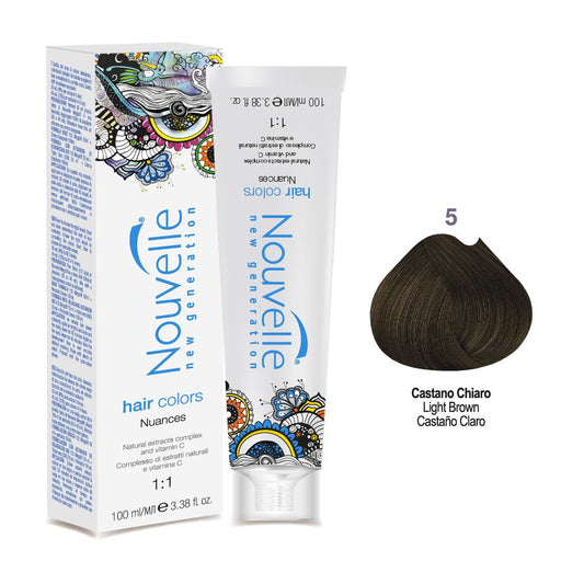Tinte Nouvelle Hair Color 5 Castaño Claro 100 ml