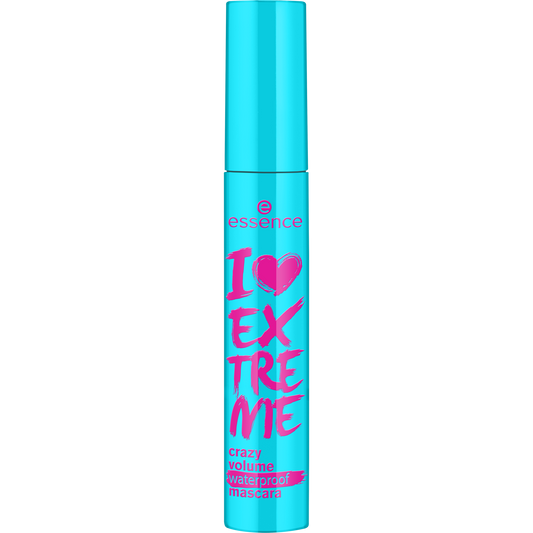 Pestañina essence I Love Extreme Crazy Volume Waterproof Negra 12 ml