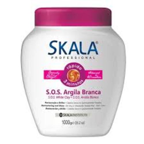 Crema de Tratamiento Skala S.O.S. Argila Branca (Arcilla Blanca) 1 kg