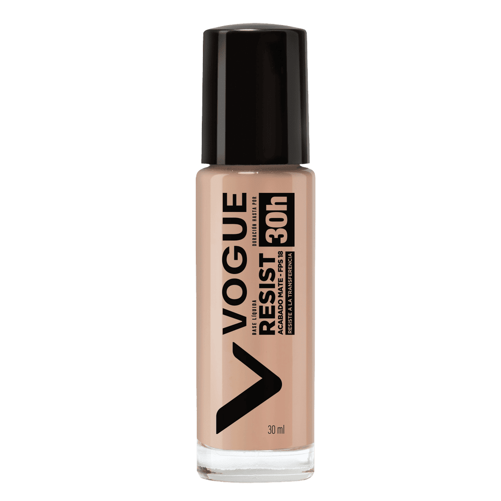 Base Líquida Resist Larga Duración Vogue Pétalo