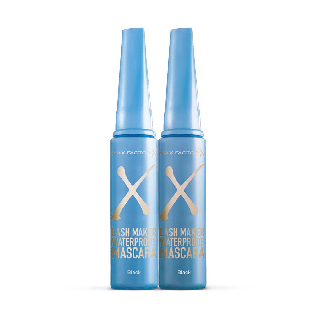 Pestañina Max Factor Lash Maker Waterproof Negra x2