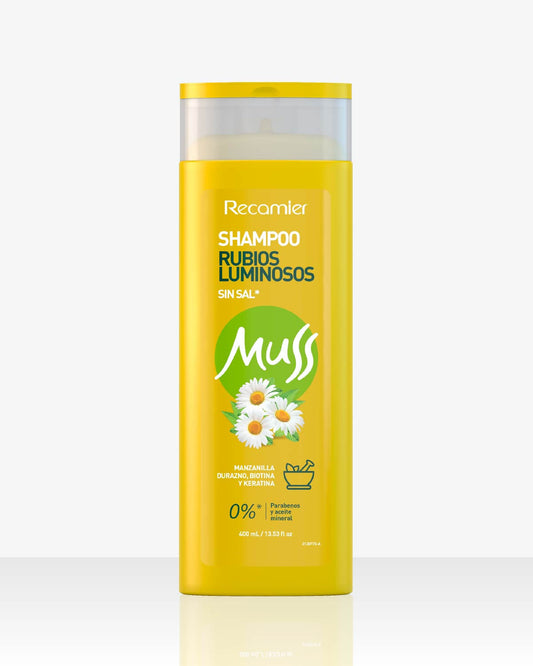 Recamier Muss Shampoo Rubio Luminoso 400 ml