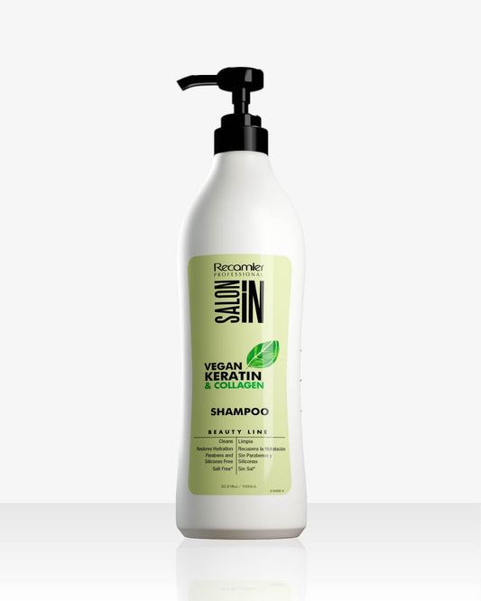 Recamier Salon In Shampoo Vegan Keratin & Collagen 1000 ml