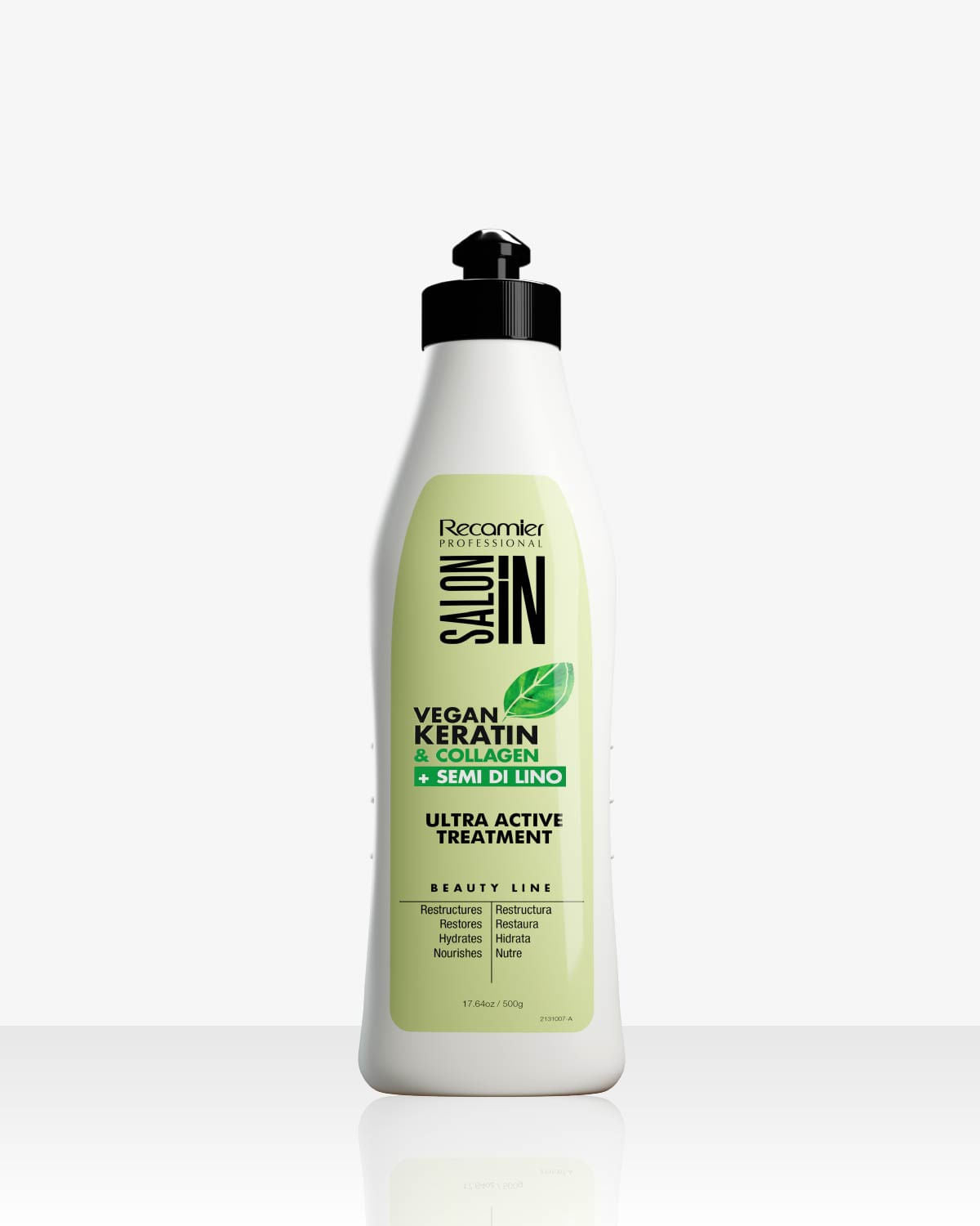 Recamier Salon In Tratamiento Vegan Keratin & Collagen UltrActive 500 ml