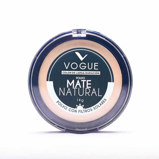 Polvo Compacto Vogue Mate Natural Tono Trigueño 14 g