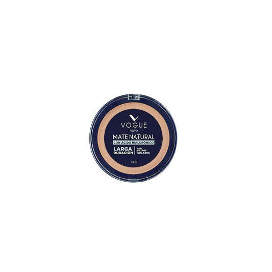 Polvo Compacto Vogue Mate Natural Tono Natural 14 g