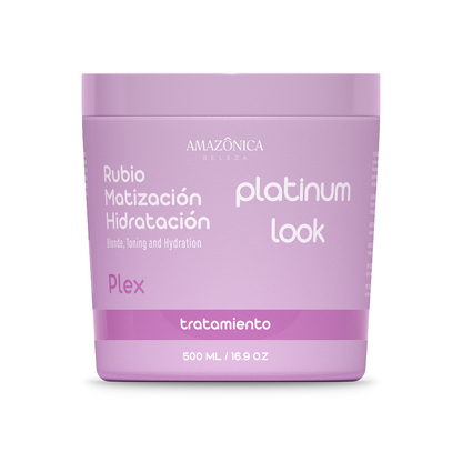 Mascarilla Platinum Look  Repara y Matiza el Pelo Rubio