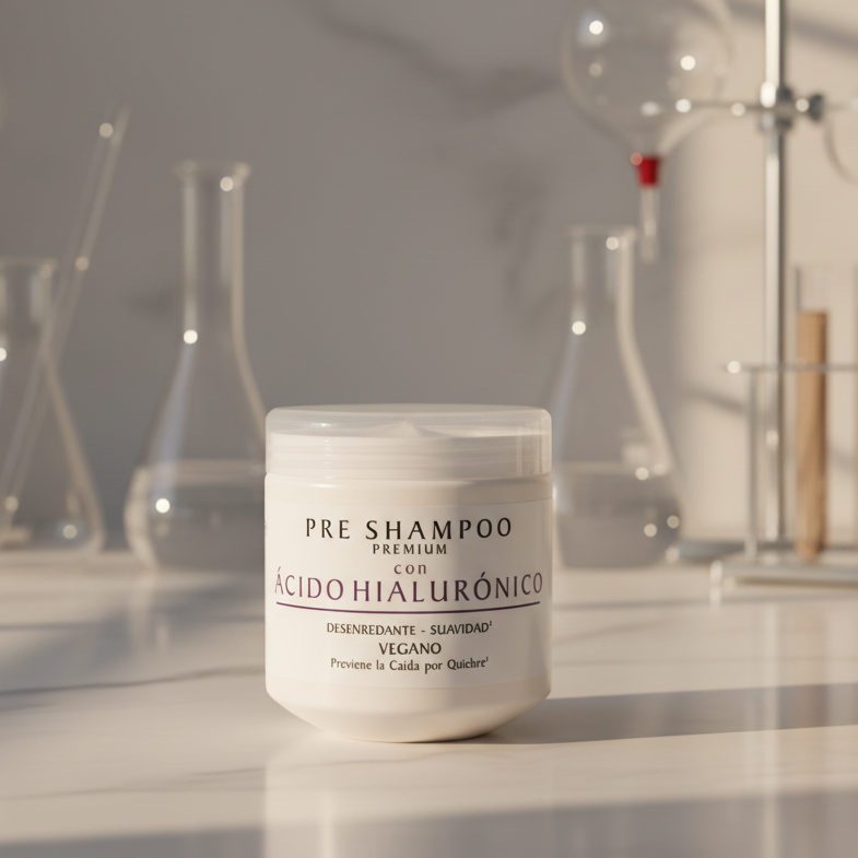 Pre-Shampoo Premium con Ácido Hialurónico Lehit x 500 g