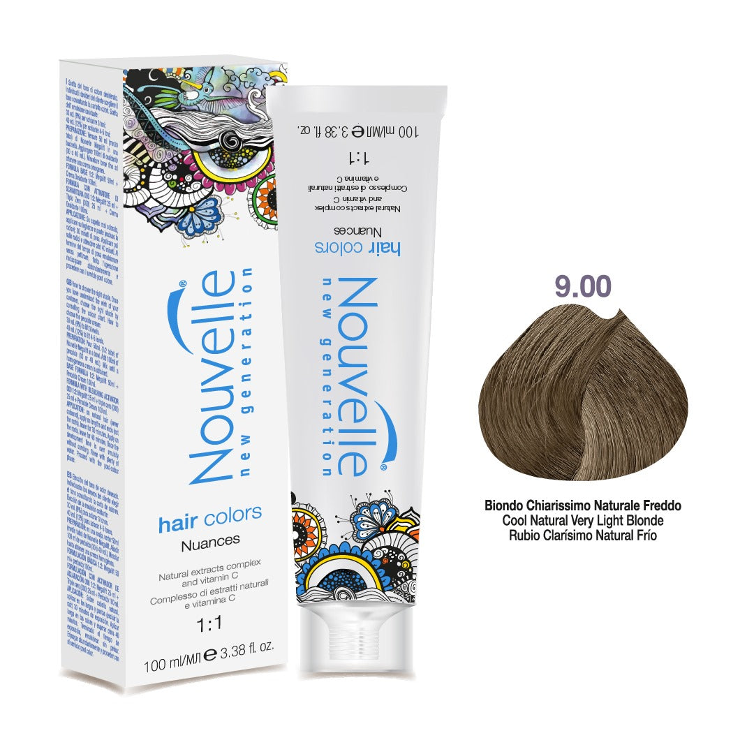 Tinte Nouvelle Hair Color 9.00 Rubio Clarísimo Natural Frío 100 ml