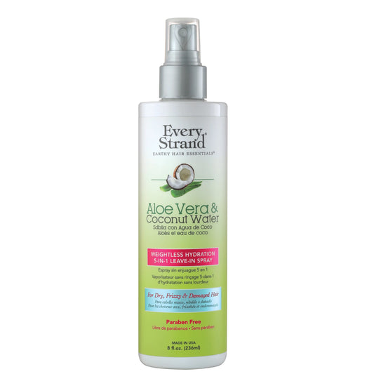 Every Strand Aloe Vera & Coconut Water Leave-In 5 en 1 236 ml
