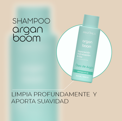 Shampoo Argan Boom, Hidratación