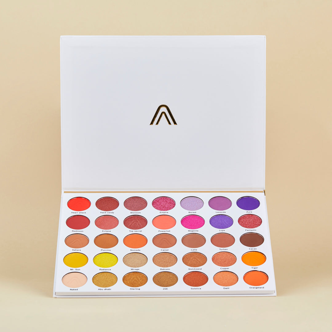 Paleta de Sombras Majestic Makeup Expert Atenea 35 Tonos