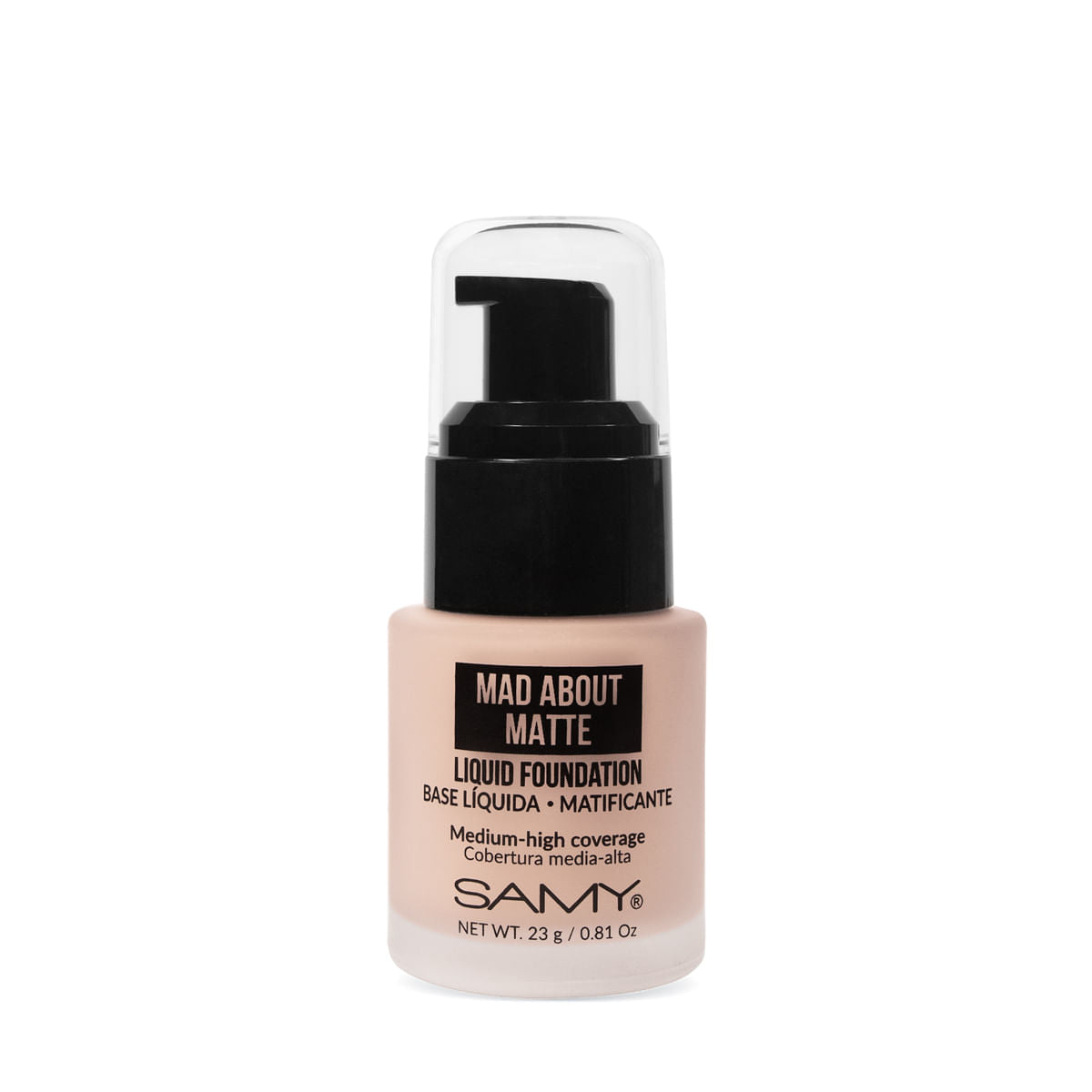 Base Líquida Matificante Samy #1.0 Light 23 g