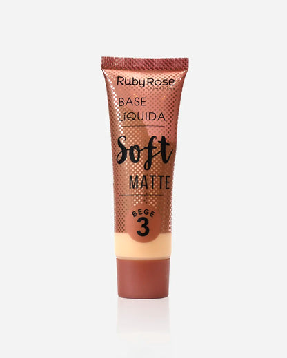 Base Líquida Ruby Rose Soft Matte Beige 3
