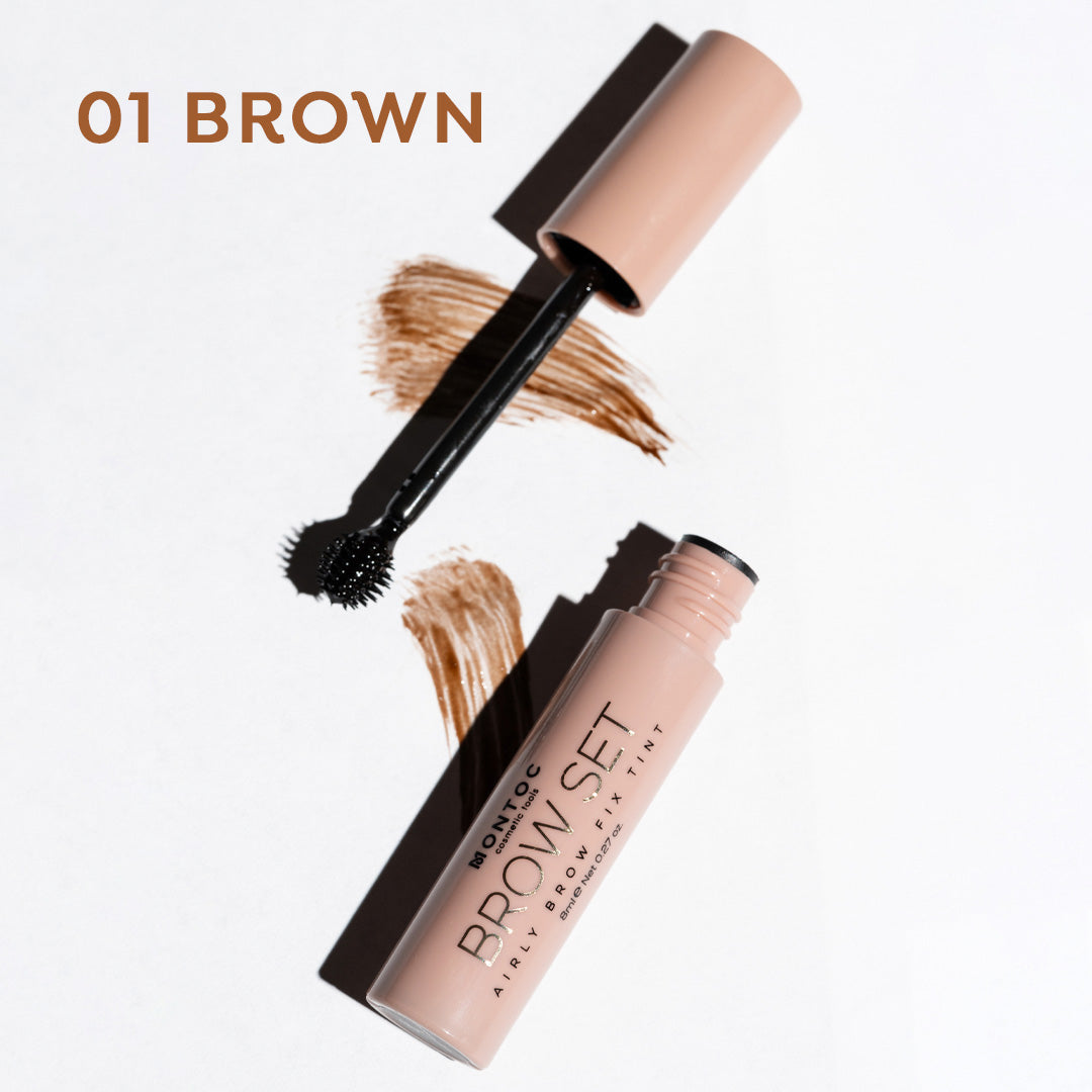 Tinte Fijador de Cejas Airly Brow Fix Tint Montoc Tono 01 Soft Brown