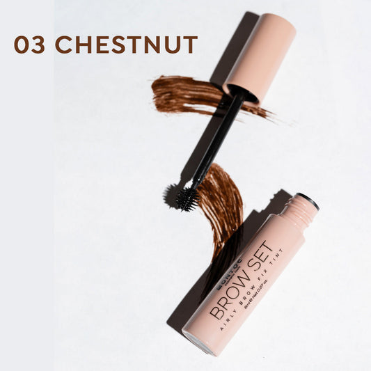 Tinte Fijador de Cejas Airly Brow Fix Tint Montoc Tono 03 Chestnut