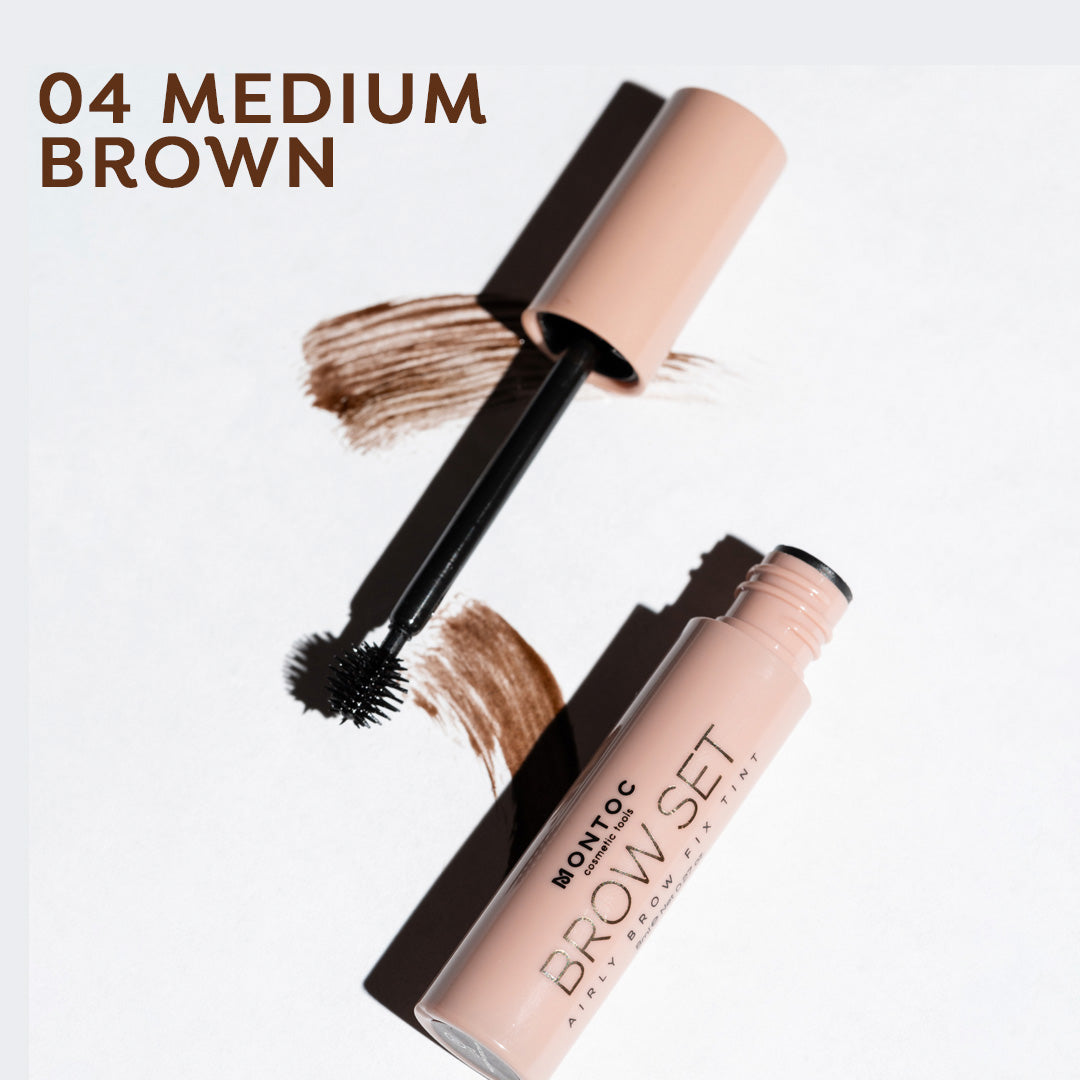 Tinte Fijador de Cejas Airly Brow Fix Tint Montoc Tono 04 Medium Brown